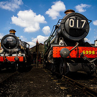 Buy canvas prints of Steam trains  by Oxon Images