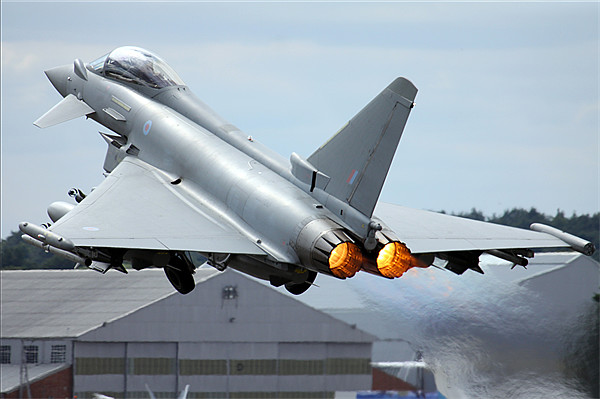 Tarnish 5 Eurofighter Typhoon Picture Board by Oxon Images