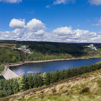 Buy canvas prints of Vulcan Bombers over Derwent Dam by Oxon Images