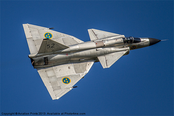 SAAB Viggen Picture Board by Oxon Images