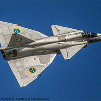 Buy canvas prints of SAAB Viggen by Oxon Images