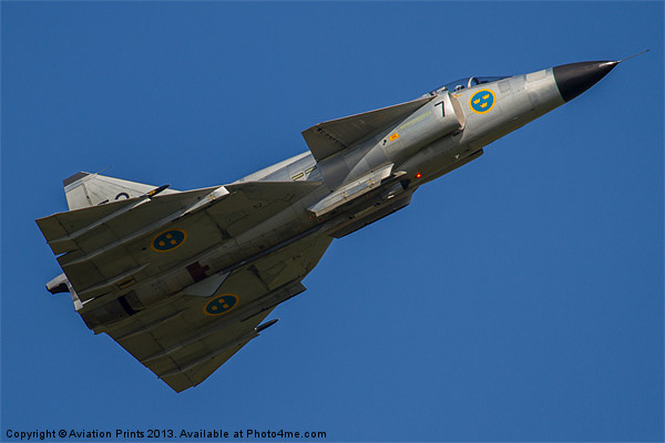 SAAB Viggen 2 Picture Board by Oxon Images