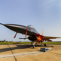 Buy canvas prints of Dutch Air Force F16 by Oxon Images