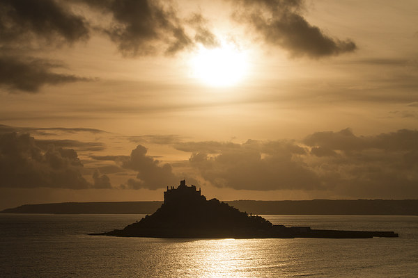 St. Michaels Mount Cornwall Picture Board by Oxon Images