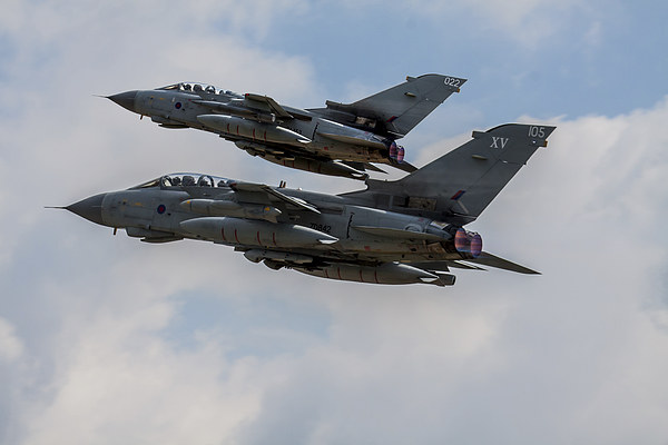 15 Squadron Tornado GR4 pair Picture Board by Oxon Images