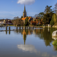 Buy canvas prints of All Saints Church Marlow by Oxon Images