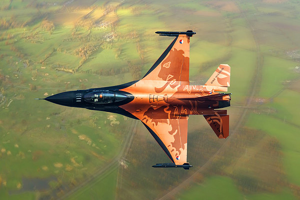 Dutch F16 RNLAF Picture Board by Oxon Images