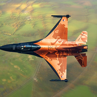 Buy canvas prints of Dutch F16 RNLAF by Oxon Images