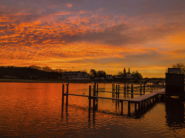 Henley sunrise 2 Picture Board by Oxon Images