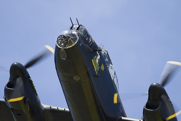 Lancaster Bomber close up Picture Board by Oxon Images