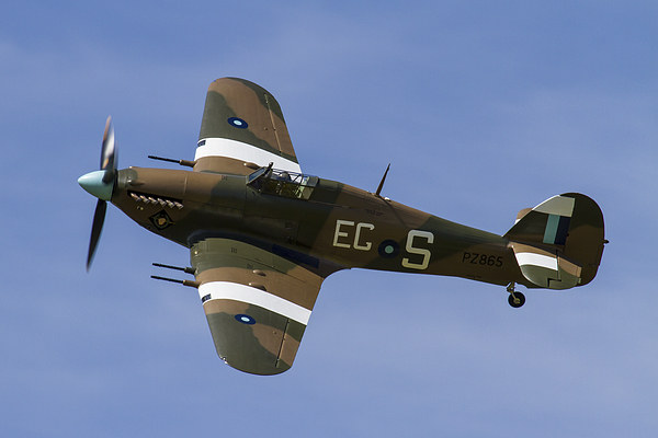 Hurricane MK2c BBMF Picture Board by Oxon Images