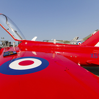 Buy canvas prints of Folland Gnat preparation by Oxon Images