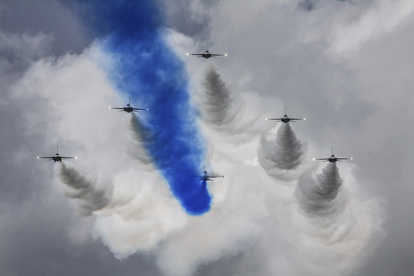 ROKAF Black Eagles Display Team Picture Board by Oxon Images