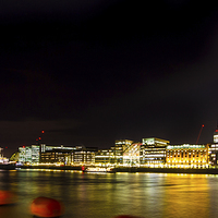 Buy canvas prints of The Shard and Tower Bridge by Oxon Images