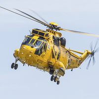 Buy canvas prints of RAF Sea King SAR by Oxon Images