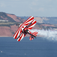 Buy canvas prints of  Dawlish Air Show Pitts Special by Oxon Images