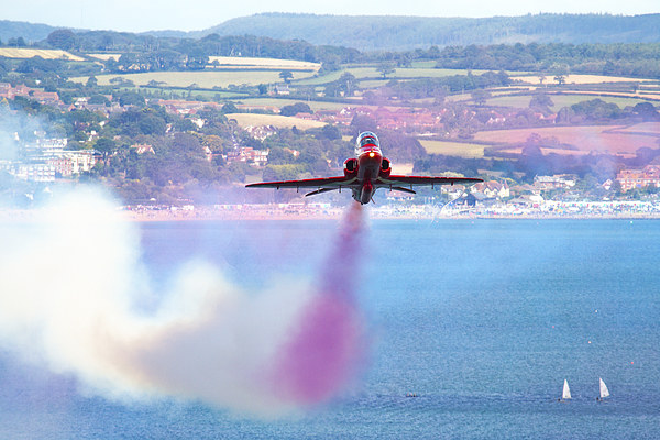Red Arrow at Dawlish air show  Picture Board by Oxon Images