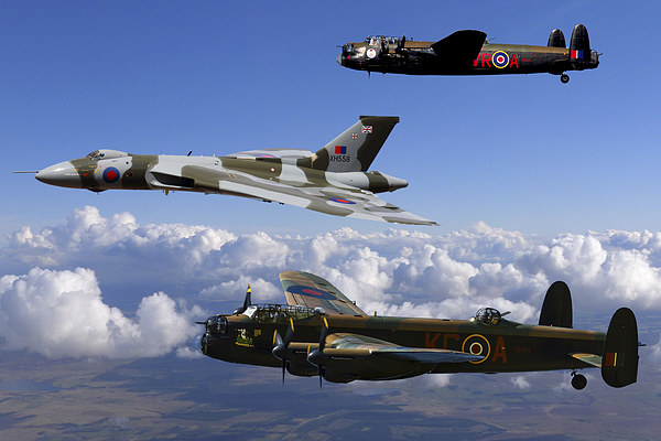 Avro Sisters Print by Oxon Images