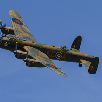 Buy canvas prints of  Lancaster Bomber Thumper Mk3 by Oxon Images
