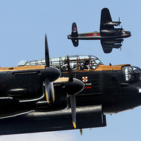 Buy canvas prints of The Avro Sisters by Oxon Images