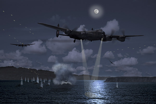  Dambusters Martins attack Picture Board by Oxon Images