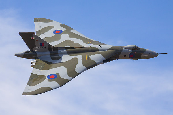  Vulcan XH558 at Duxford Picture Board by Oxon Images