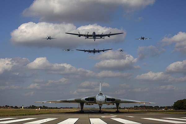  Vulcan and the BBMF Picture Board by Oxon Images