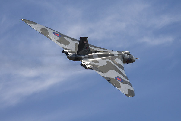  Vulcan bomber XH558 at Duxford Picture Board by Oxon Images