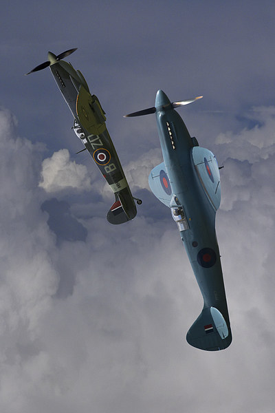  Spitfires topping the loop Picture Board by Oxon Images
