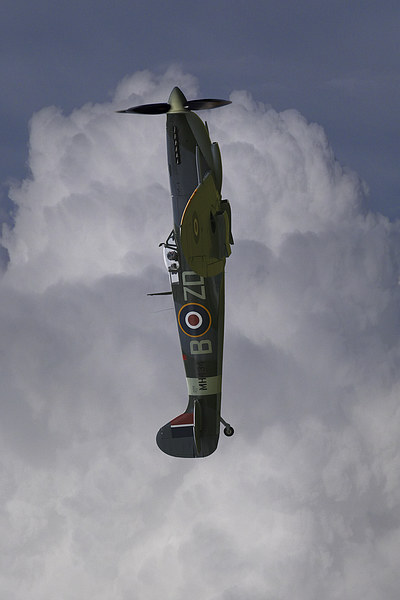  Spitfire MH434 vertical Picture Board by Oxon Images