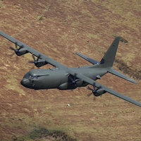 Buy canvas prints of  C130 Hercules by Oxon Images