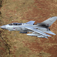 Buy canvas prints of  Tornado GR4 low level sortie by Oxon Images