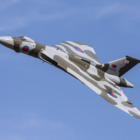 Buy canvas prints of  XH 558 at Duxford 2012 by Oxon Images