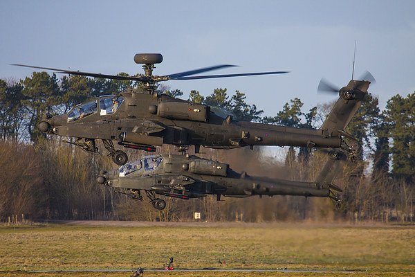 AH64 Apache Longbow Picture Board by Oxon Images