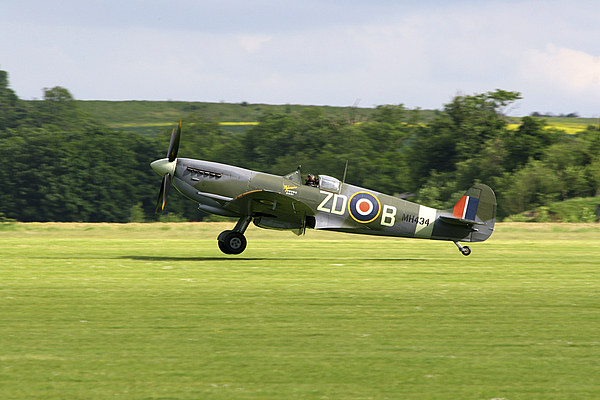 Spitfire MH434 Picture Board by Oxon Images