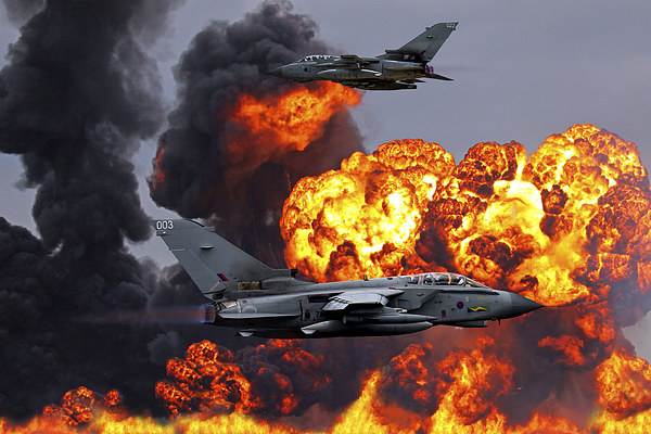XV Squadron Tornado GR4 Role Demo Picture Board by Oxon Images