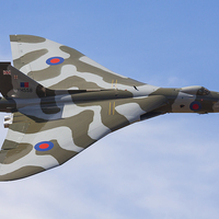 Buy canvas prints of Vulcan bomber Spirit of Great Britain by Oxon Images