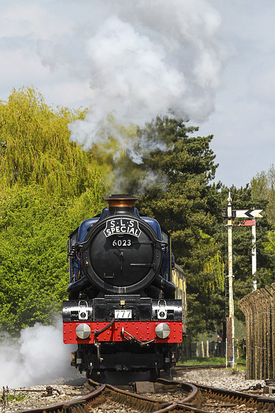  Steam Train King Edward II Picture Board by Oxon Images