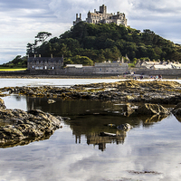Buy canvas prints of St Michaels Mount Cornwall  by Oxon Images