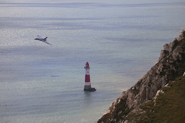  Vulcan XH558 at Beachy Head Picture Board by Oxon Images