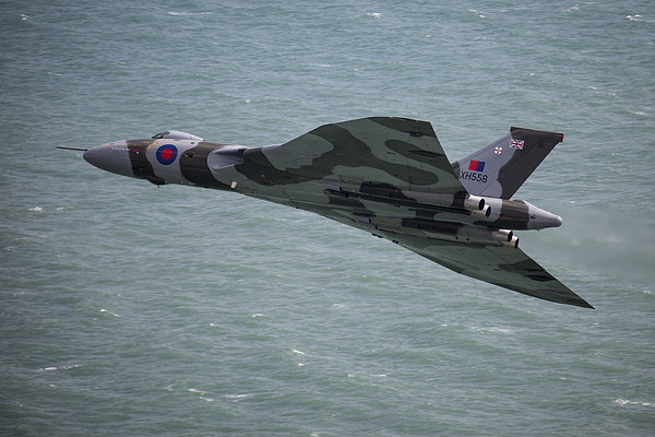  Vulcan Bomber passing Beachy Head Picture Board by Oxon Images