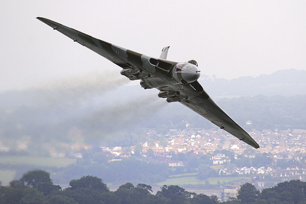 The Avro Vulcan flight at Dawlish 2015 Picture Board by Oxon Images