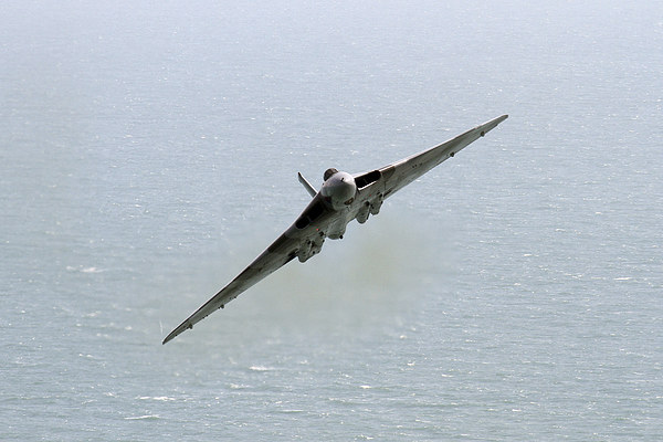  Vulcan over the sea Beachy Head Picture Board by Oxon Images