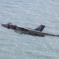 Buy canvas prints of  Vulcan at Eastbourne by Oxon Images
