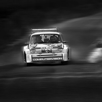 Buy canvas prints of Austin Metro 6R4 Group B Rally Car by Oxon Images