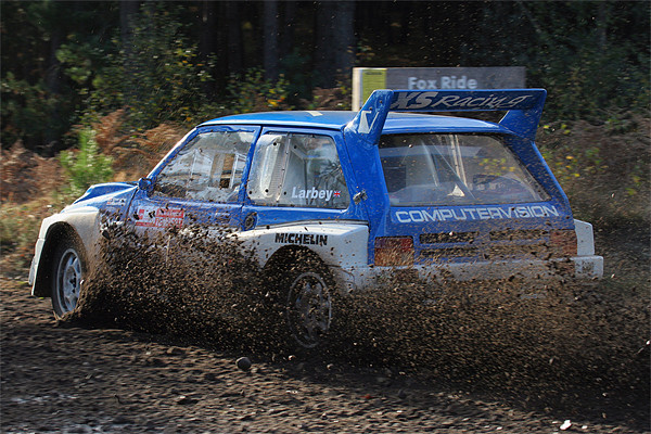 Austin Metro 6R4 rally car Picture Board by Oxon Images