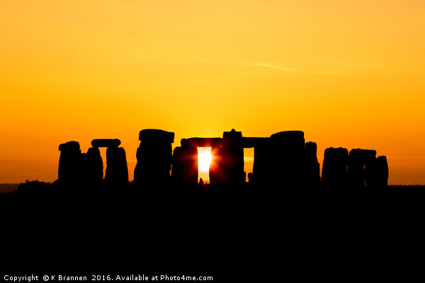Stonehenge winter sunset Picture Board by Oxon Images