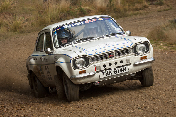Ford Escort Classic Rally Car Picture Board by Oxon Images