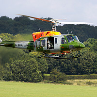 Buy canvas prints of Army Bell 212 Helicopter by Oxon Images