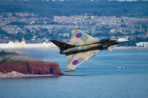 Typhoon Gina at Dawlish air show Picture Board by Oxon Images